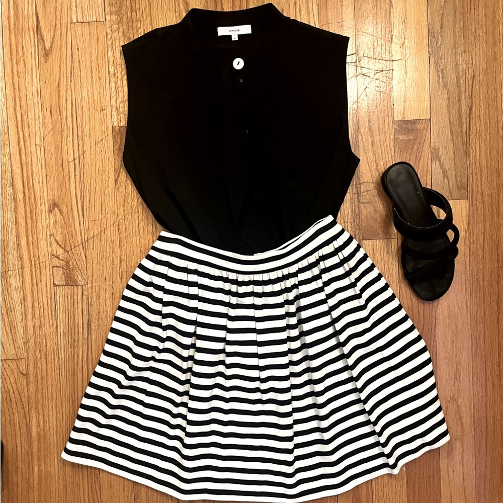 Kate Spade Coreen Striped Skirt EUC Girls 14